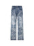 Blue Faded Patch Jeans